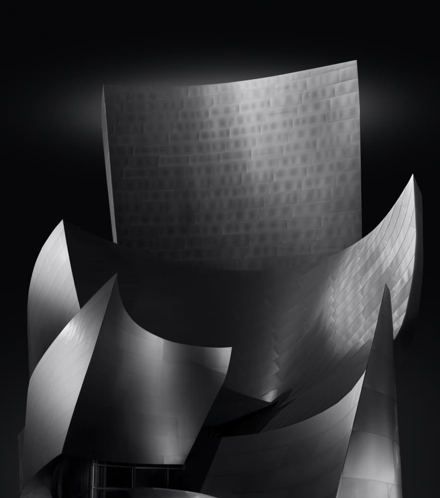 Modern Metallic Curves by Helena GARCIA HUERTAS — canvas wall art