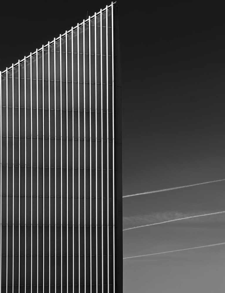 Modern Architectural Lines by Anna Niemiec — canvas wall art