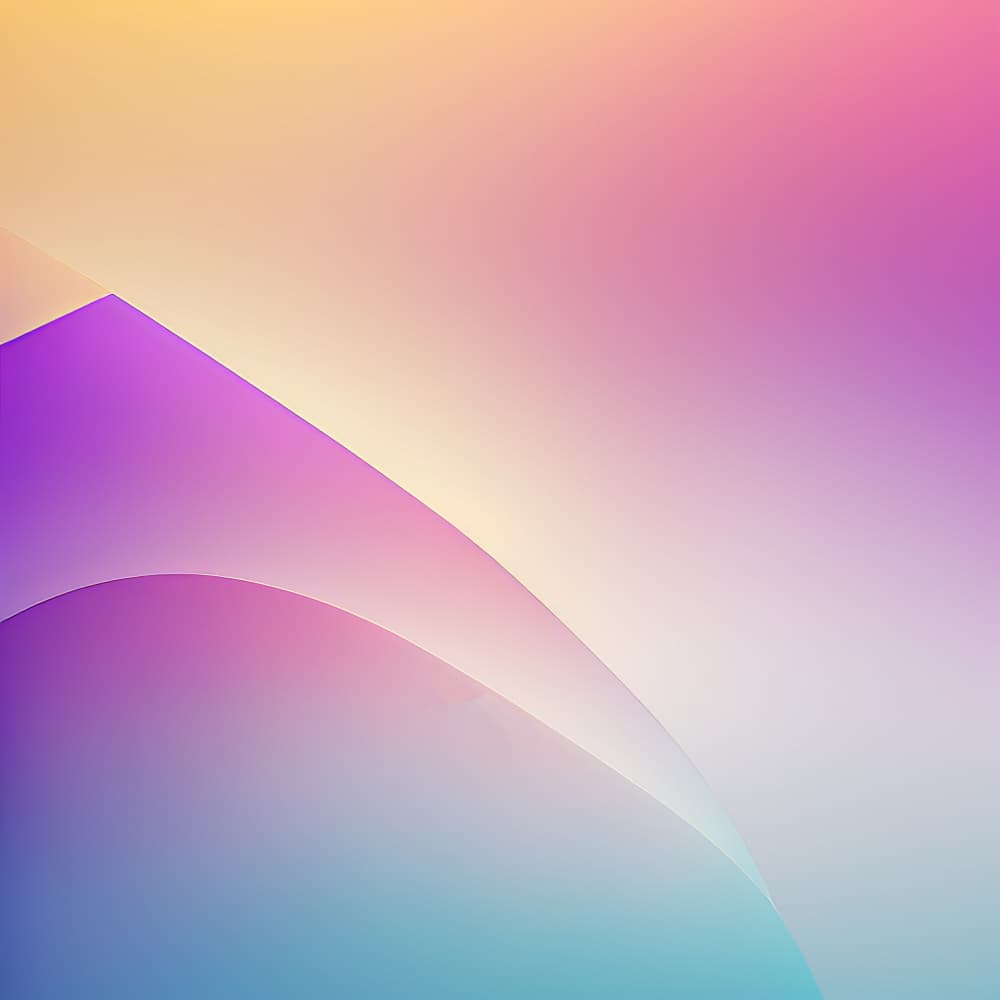 Flowing Pastel Gradient by Bilge Paksoylu — canvas wall art