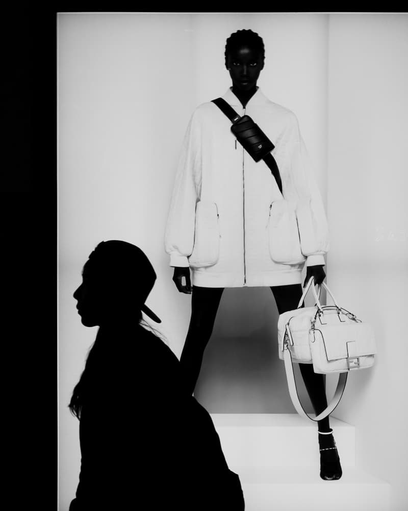 Modern Fashion Silhouette by Ivan Lesica — canvas wall art