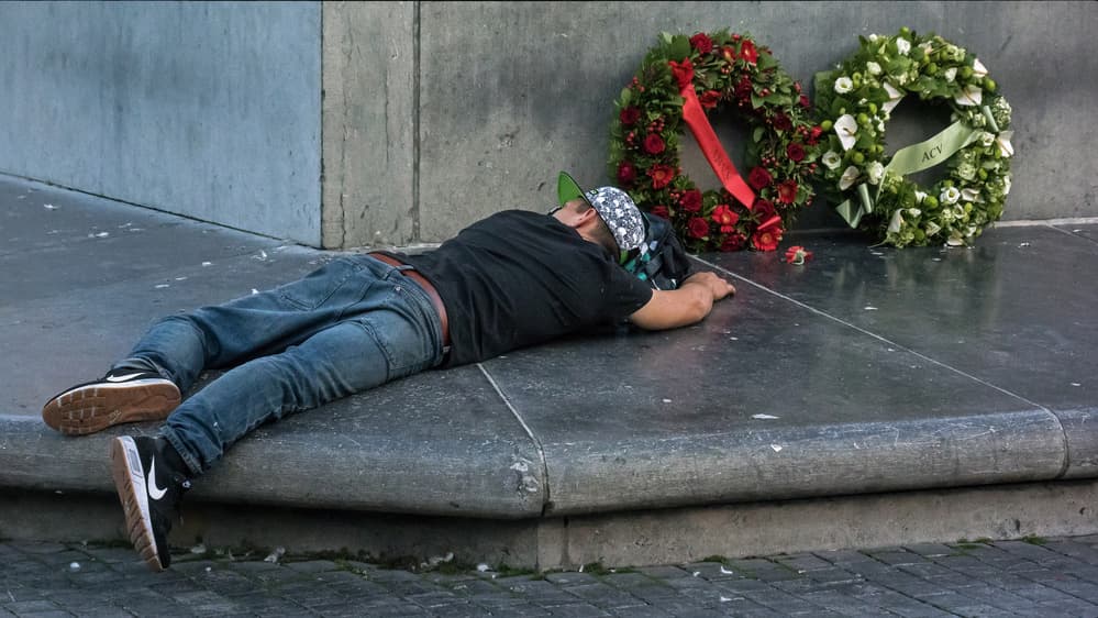 Quiet Memorial Moment by Lus Joosten — canvas wall art
