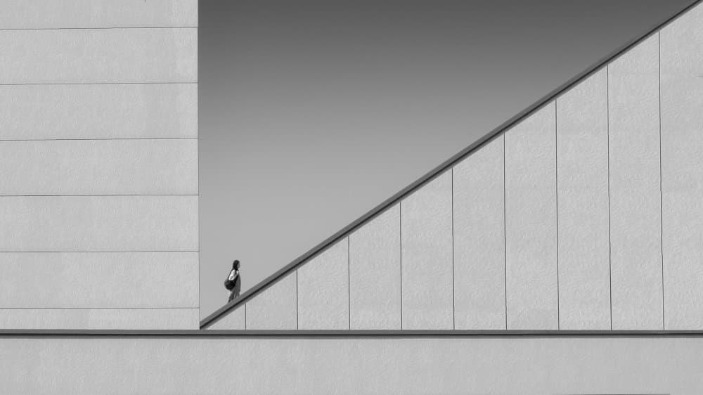 Geometric Ascent by alizolghadri93 — canvas wall art