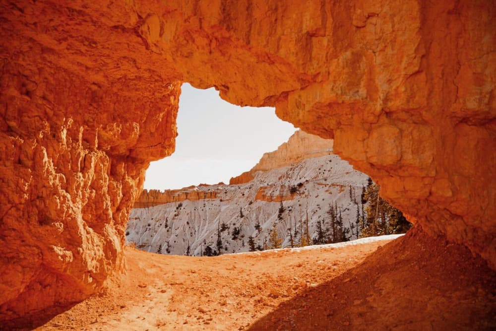 Canyon Arch View by Del Mundo Imagery — canvas wall art