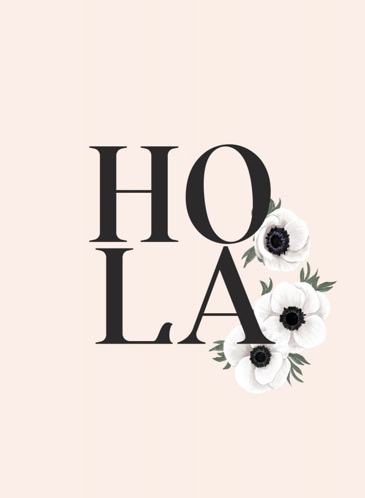 Hola White Anemones by Rosana Laiz Blursbyai — canvas wall art