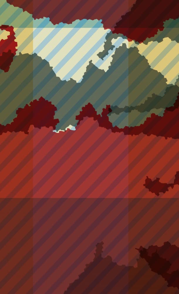 Modern Striped Color Blocks by Rafa Mateo — canvas wall art