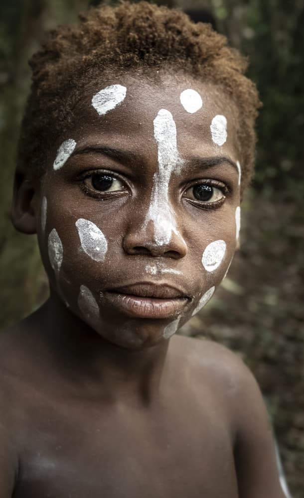 Young Tribal Gaze by Elena Molina — canvas wall art