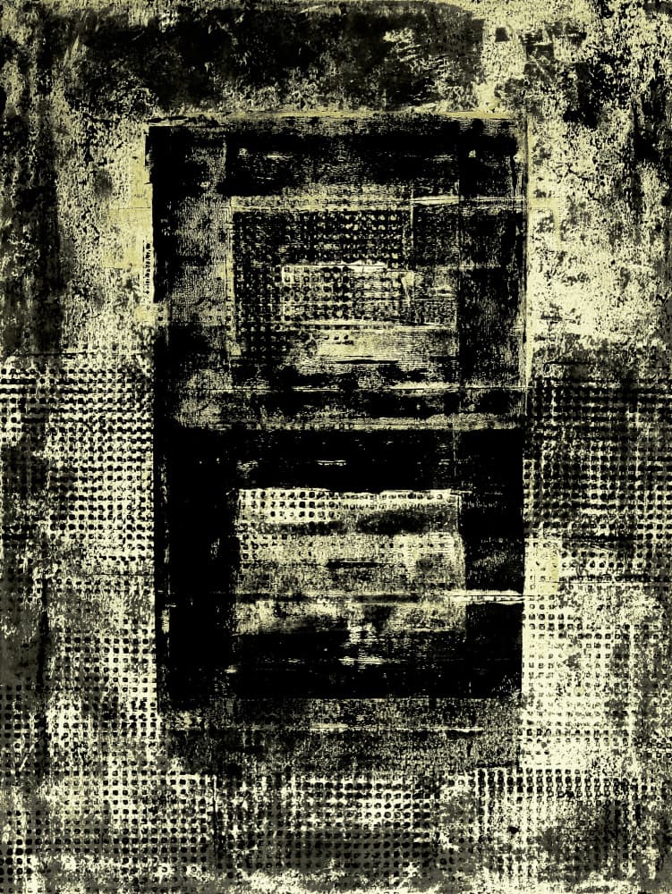 Dark Abstract Texture by Petr Strnad — canvas wall art