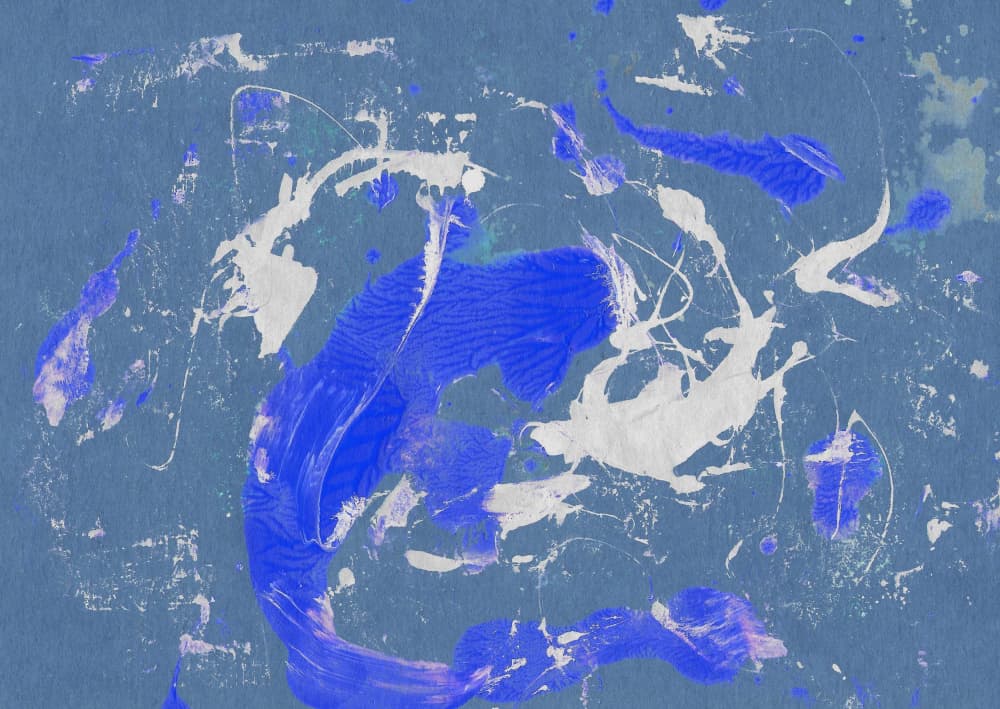 Dynamic Blue Abstract by Santhosh ch — canvas wall art