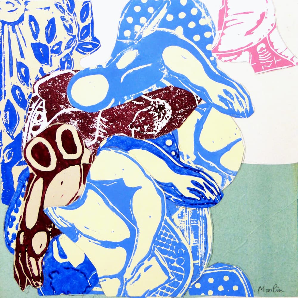 Dynamic Rhythmic Figures by Pascal Marlin — canvas wall art