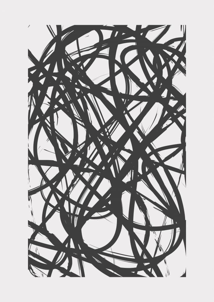 Dynamic Abstract Lines by Wendy Grace Agustin — canvas wall art