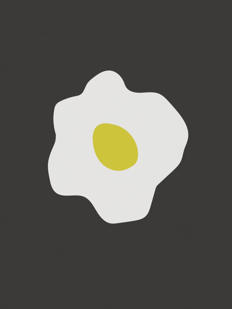 Sunny Side Up Egg by Andreas Magnusson — canvas wall art