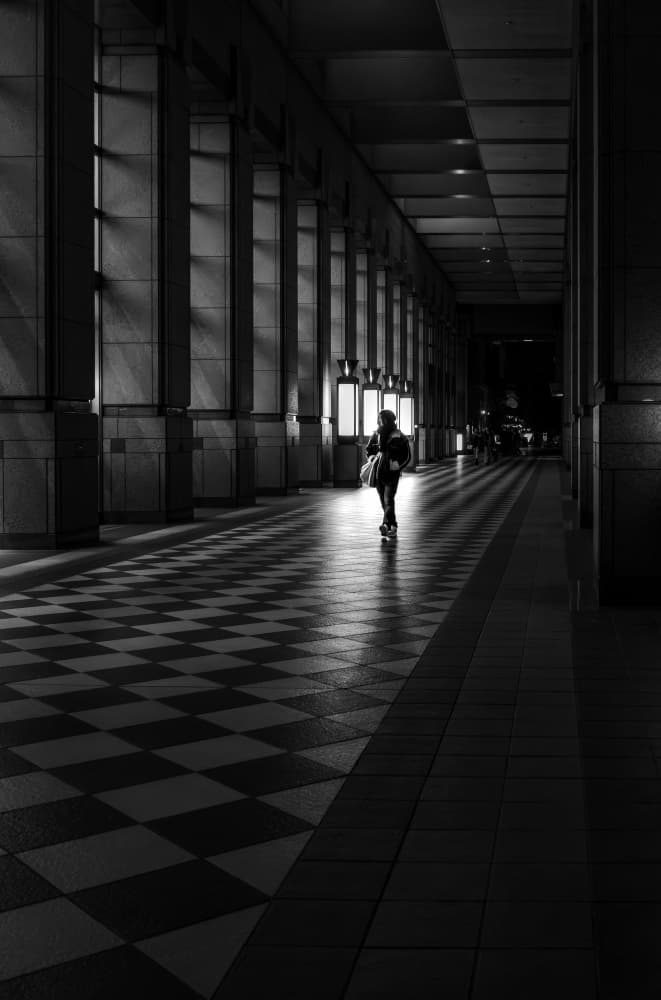 The Silent Hallway by Kenichiro Tsukada — canvas wall art
