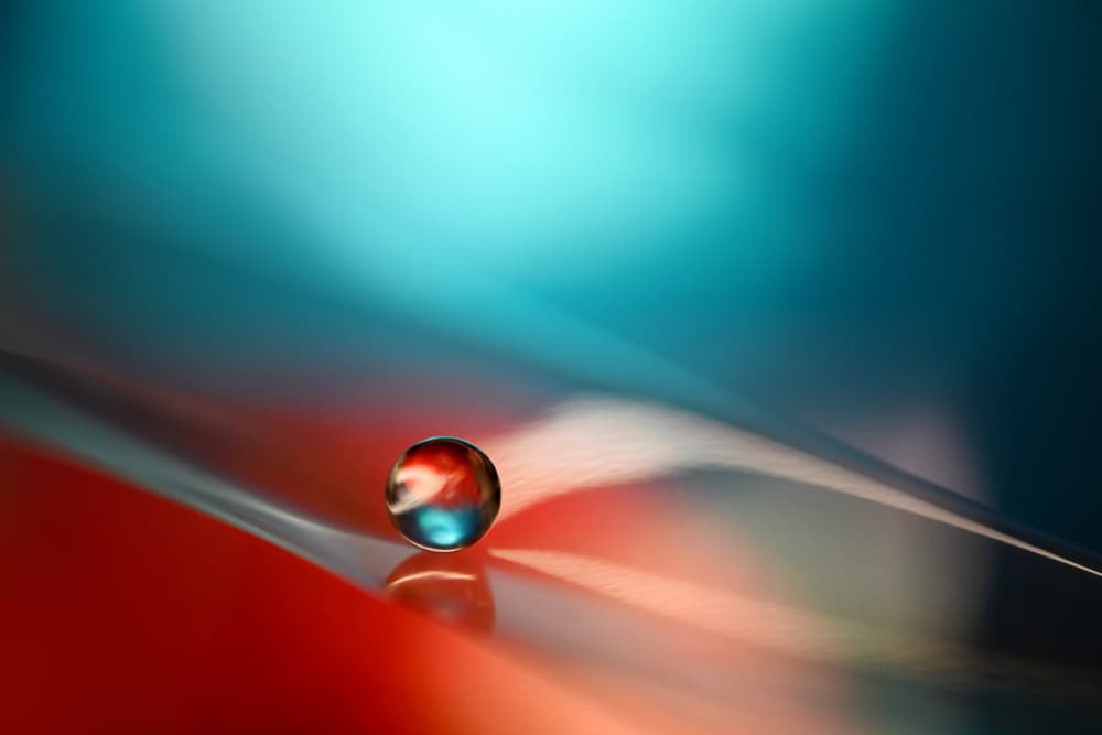 Colorful Marble Reflections by Heidi Westum — canvas wall art