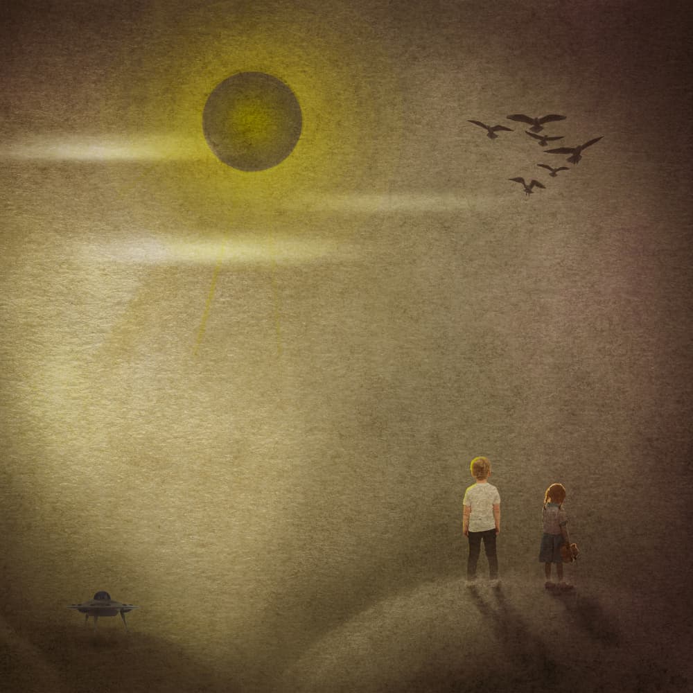 Childhood Space Dreams by Evgenii Novichikhin — canvas wall art