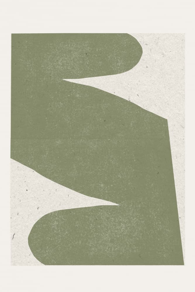 Gentle Green Flow by THE MIUUS STUDIO — canvas wall art