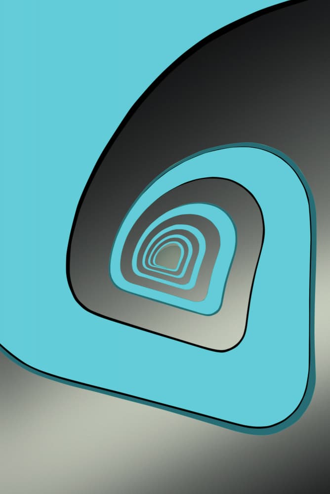 Modern Geometric Tunnel by Jorge Pimenta — canvas wall art