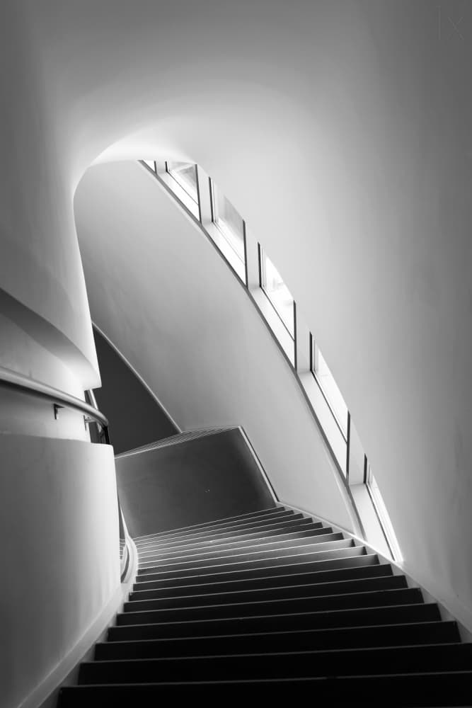 Architectural Ascent by Liesbeth van der Werf — canvas wall art