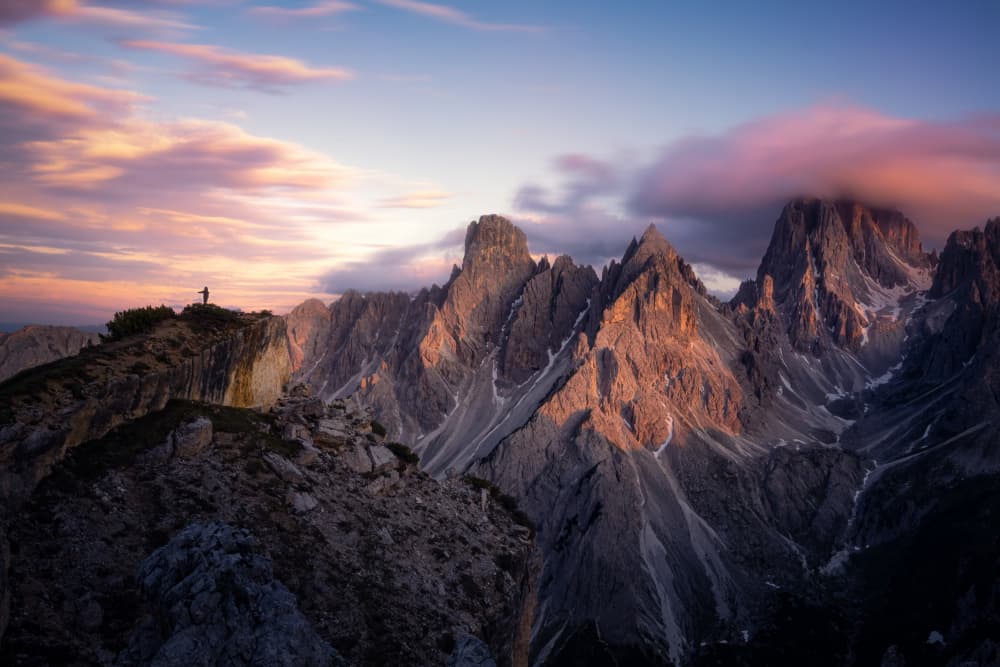 Alpine Peaks Sunset by Yongnan Li (李永男) — canvas wall art