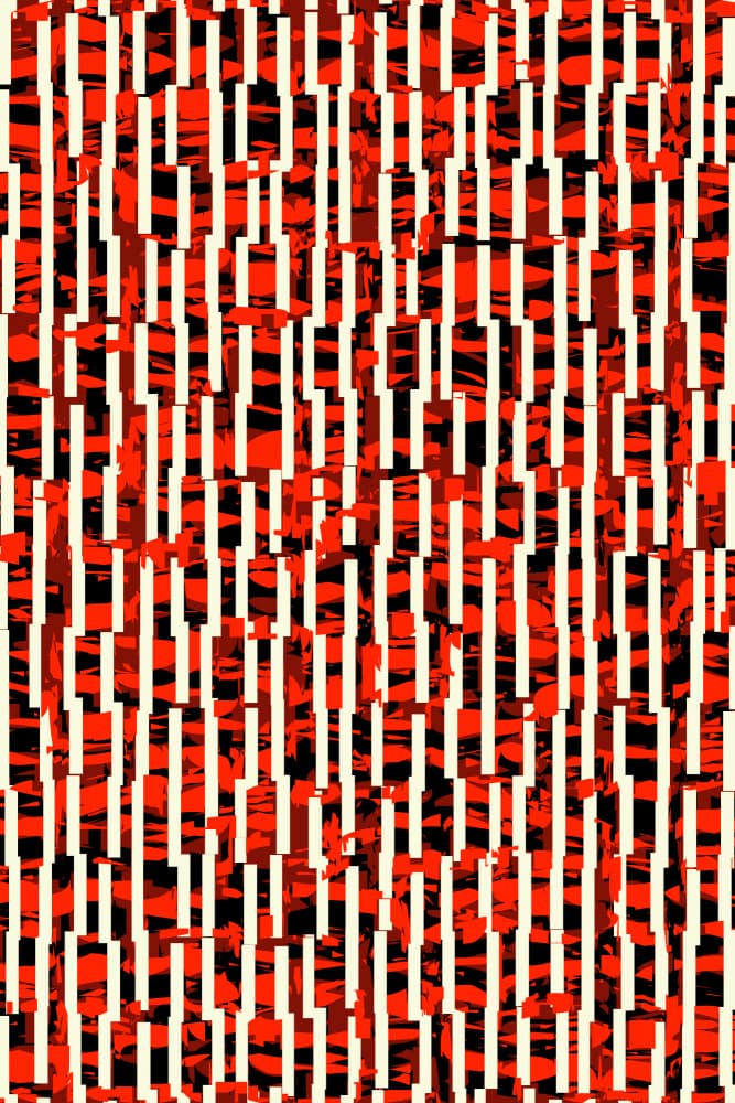 Bold Abstract Stripes by Petr Strnad — canvas wall art