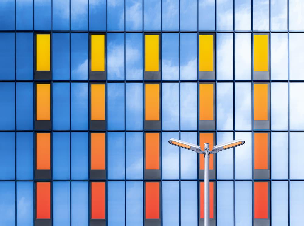Urban Facade Spectrum by Roland M Schwerdtfeger — canvas wall art