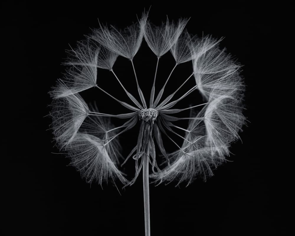 Delicate Dandelion Seed by Lotte Grønkjær — canvas wall art