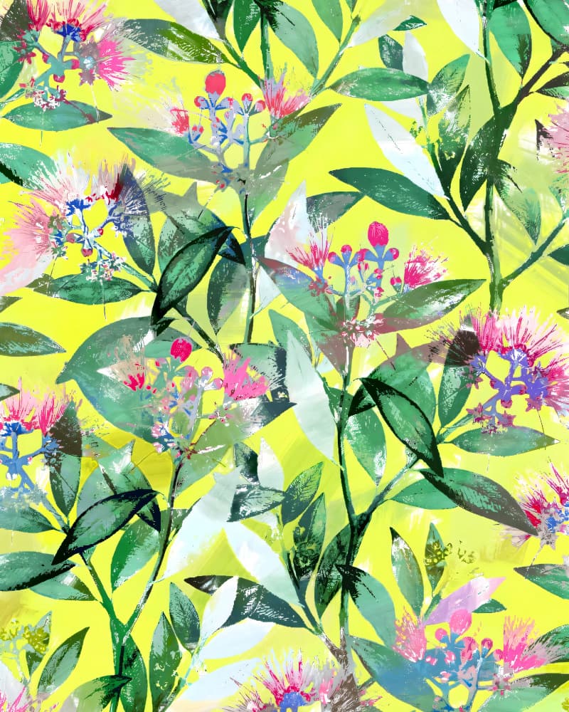Vibrant Abstract Botanicals by Uma Gokhale — canvas wall art