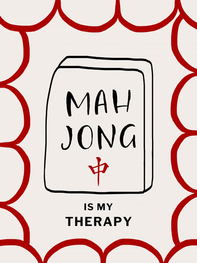 Mahjong Tile Therapy by Pictufy Studio IV — canvas wall art