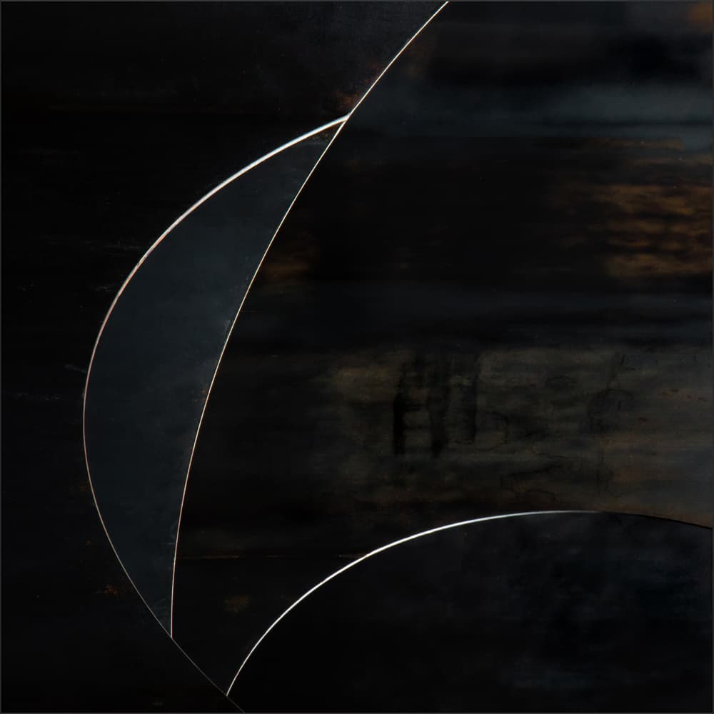 Elegant Dark Curves by Gilbert Claes — canvas wall art