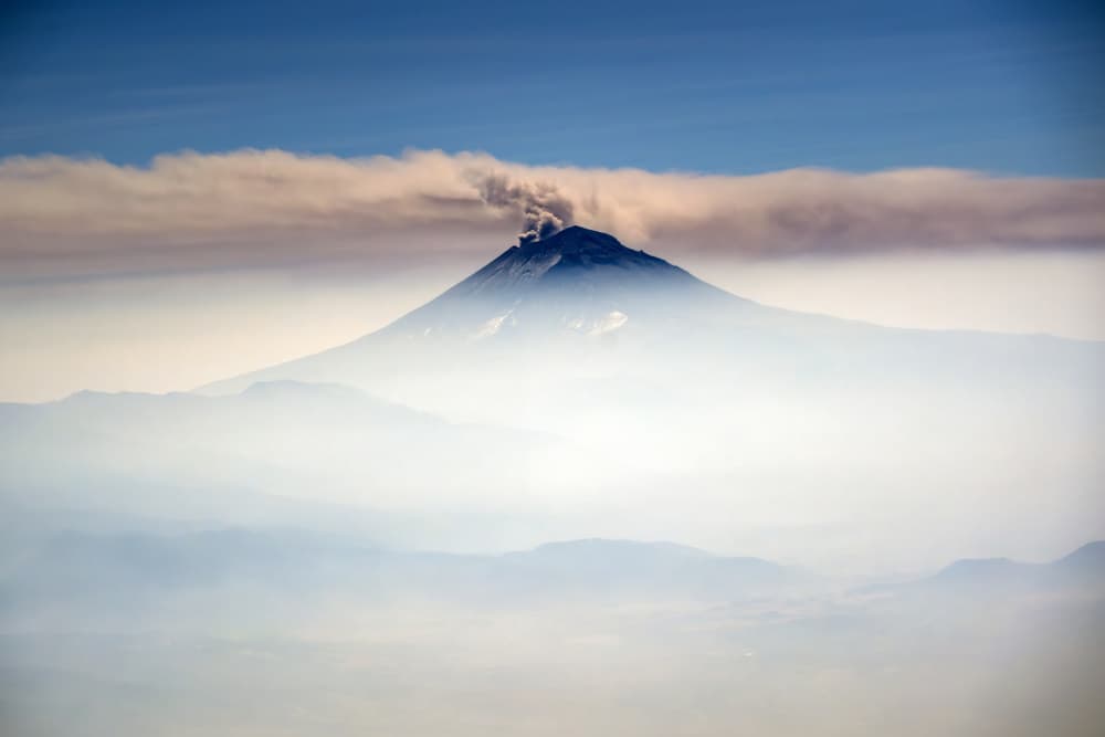 Misty Volcano Eruption by Andrea Izzotti — canvas wall art