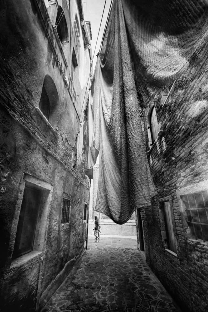 Narrow City Passage by Enrico Facchetti — canvas wall art