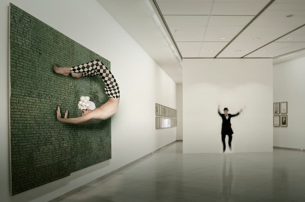 Surreal Museum Performer by Christine von Diepenbroek — canvas wall art