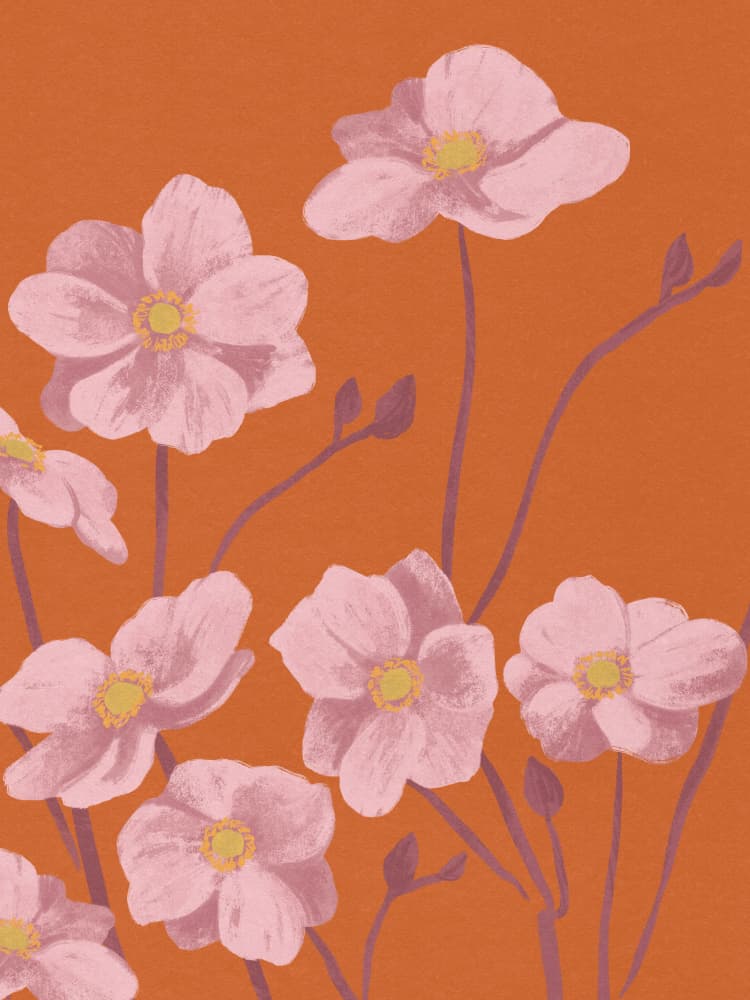 Anemone by Goed Blauw — canvas wall art
