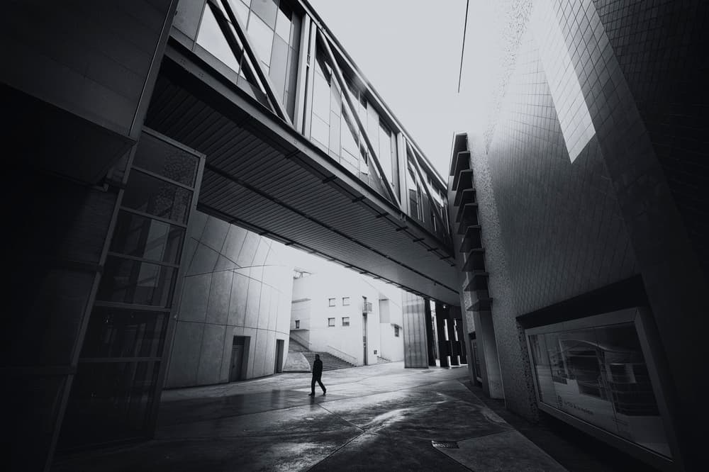 Modern City Solitude by Eric Drigny — canvas wall art