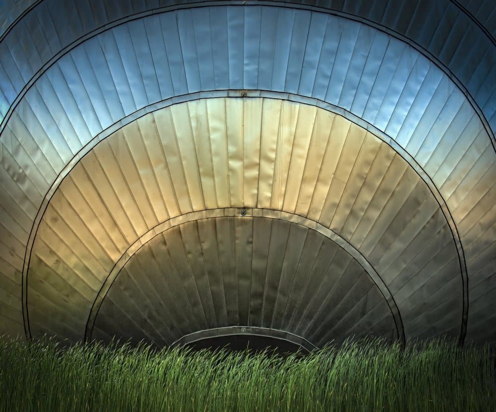 Gleaming Arches In Grass by Linda Wride — canvas wall art