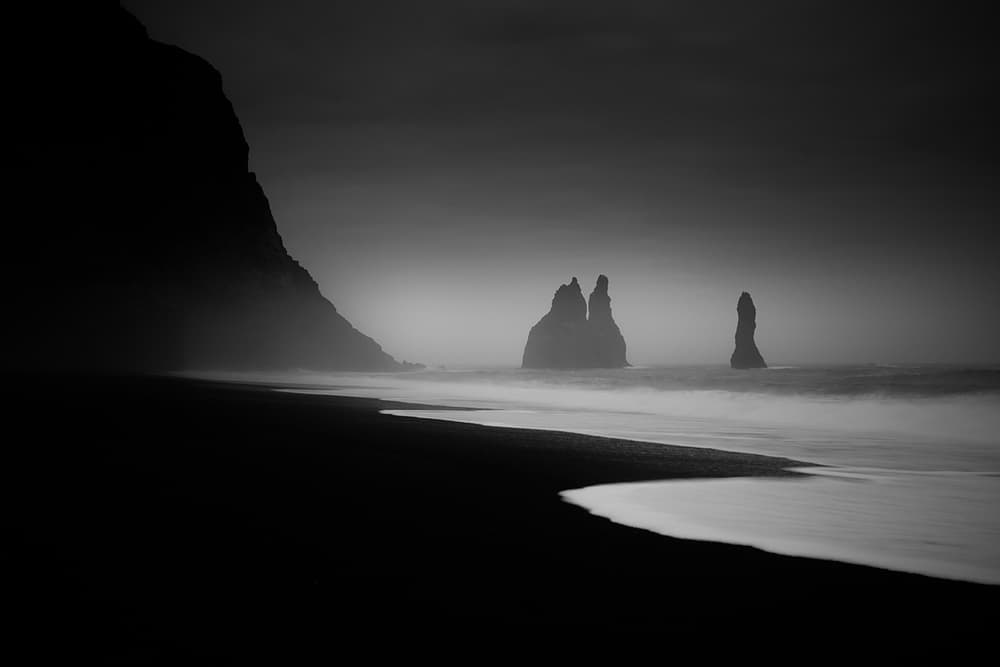 Misty Sea Stacks Coast by Peter Svoboda MQEP — canvas wall art
