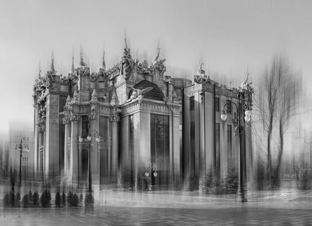 Ornate City Architecture by Alexander Kiyashko — canvas wall art