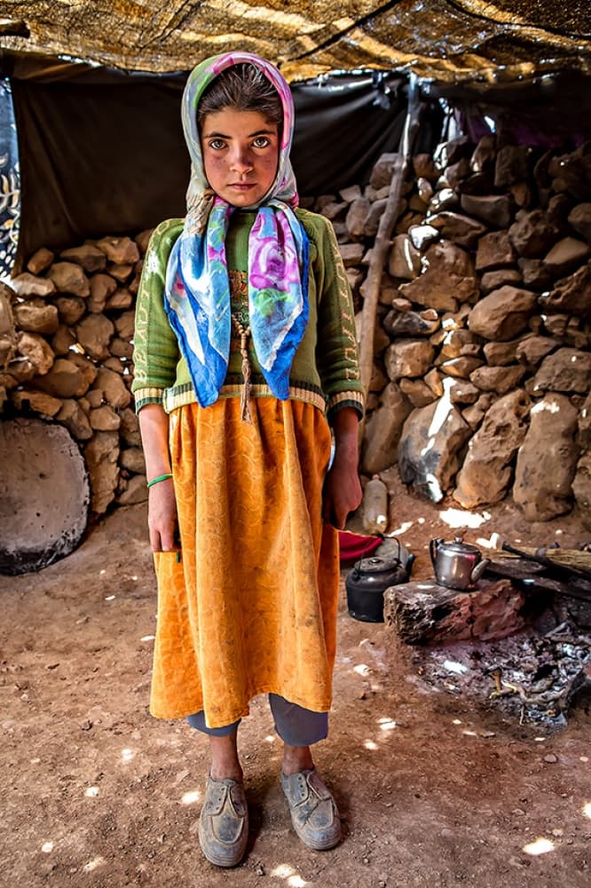 Young Girl's Gaze by Mohammadreza Momeni — canvas wall art
