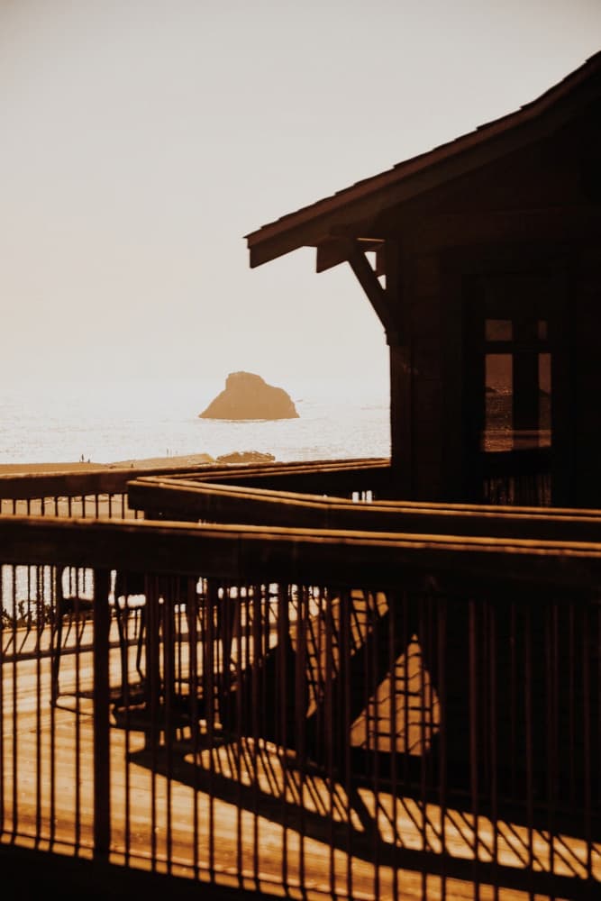 Golden Hour Coast View by Del Mundo Portraits — canvas wall art