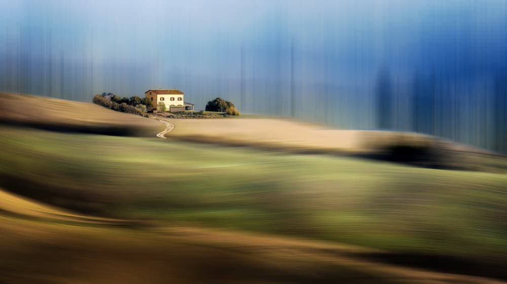 Dreamy Country House by Christiane Heggemann — canvas wall art