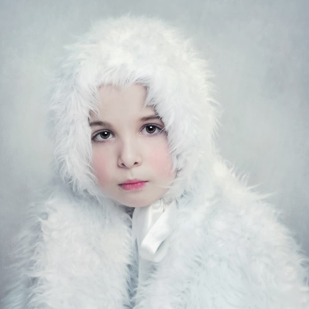 Ethereal Winter Child by Monique — canvas wall art