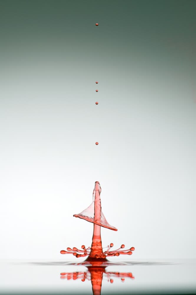 Perfect Red Splash by Veli Aydogdu — canvas wall art