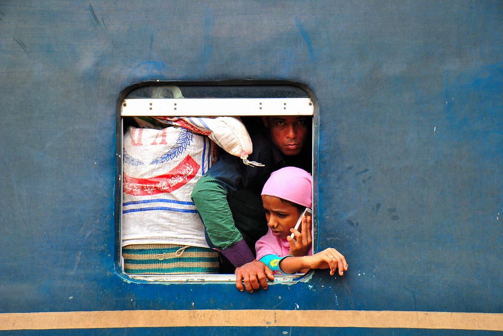 Train Window Gaze by MD MAHABUB HOSSAIN KHAN — canvas wall art