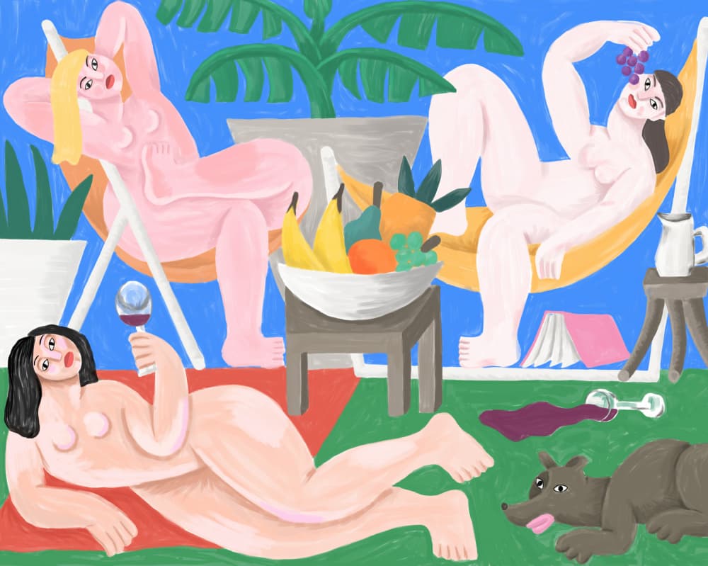 Le Pique Nique by Cépé — canvas wall art