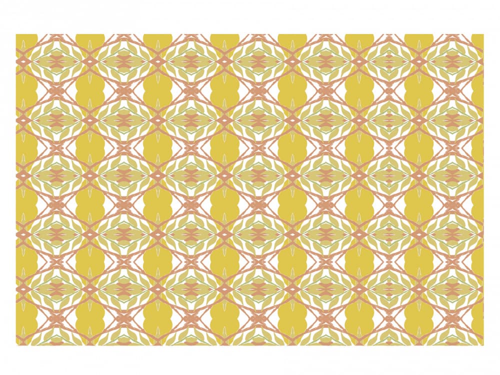 Geometric Floral Pattern by Breanna Megan Studio — canvas wall art
