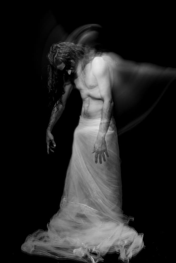 Ethereal Flowing Spirit by Afshin Saeidinia — canvas wall art