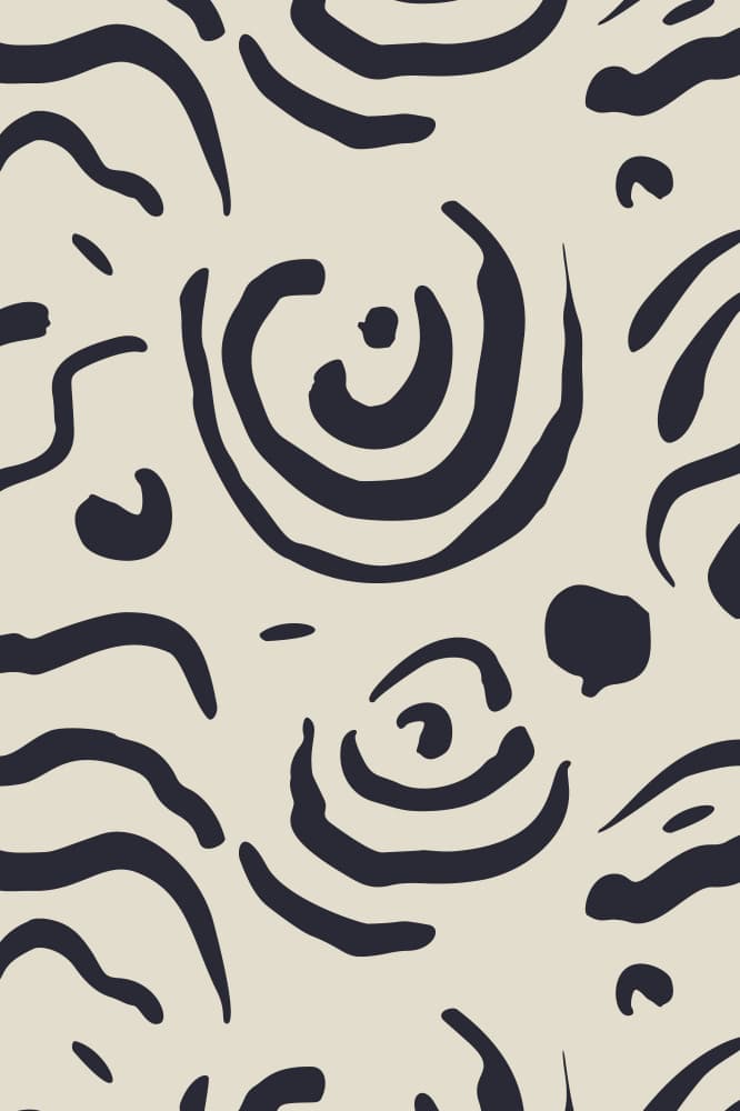 Organic Abstract Swirls by Anna Rose — canvas wall art
