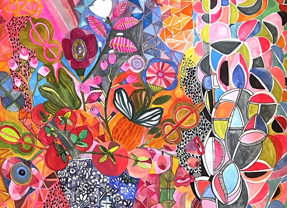 Rain Bows by Sharon Nullmeyer — canvas wall art