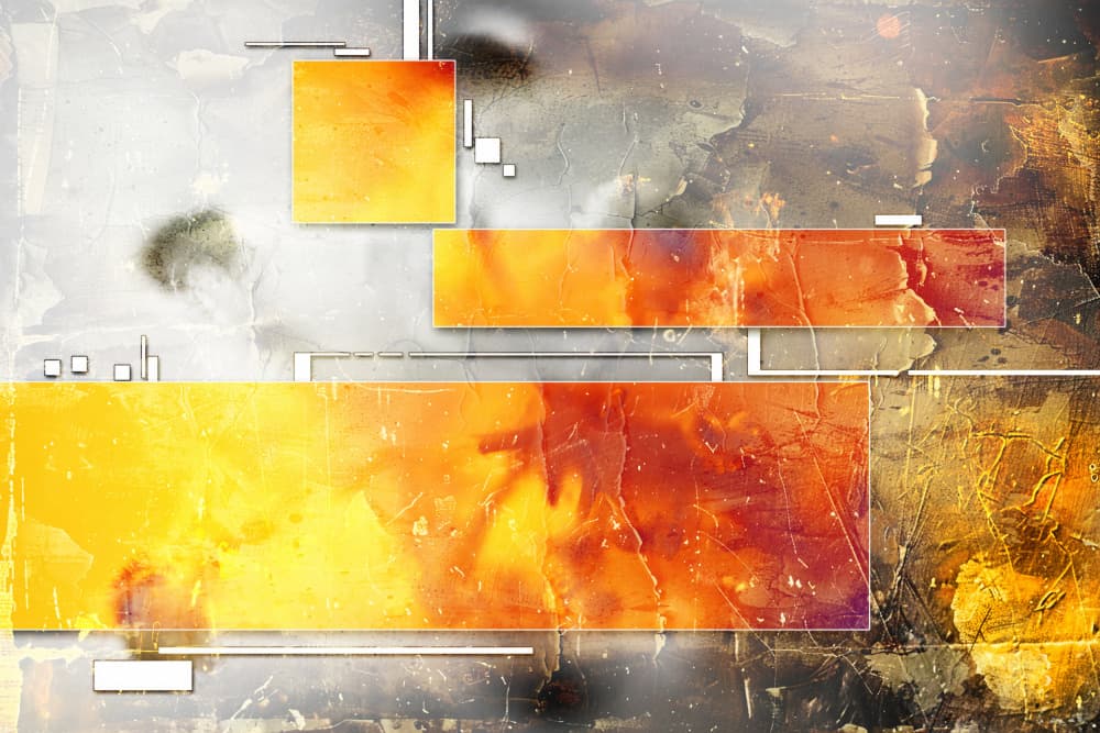 Abstract Urban Grunge by Rafal Kulik — canvas wall art