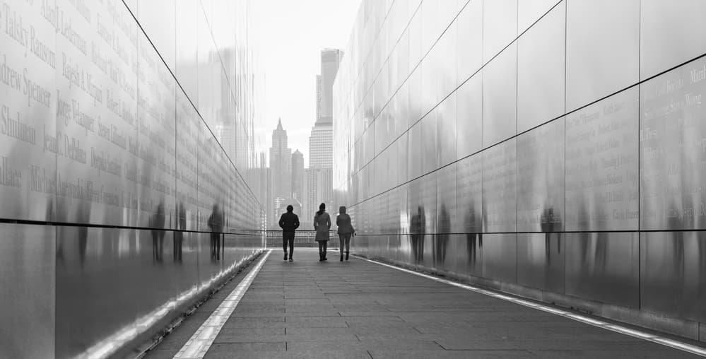 Walking The Memorial Path by 李从军 / Austin Li — canvas wall art