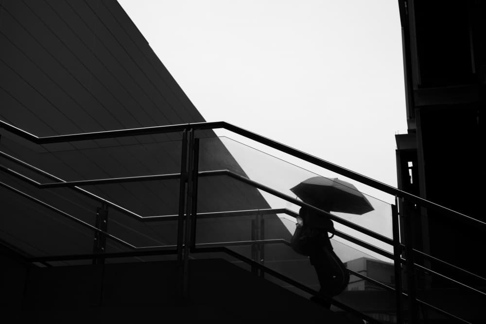Urban Umbrella Walk by Satoshi Hata — canvas wall art